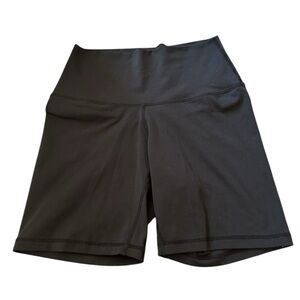 YUNOGA Womens High Waisted Yoga Shorts 6 Inches Athletic Biker Shorts Small